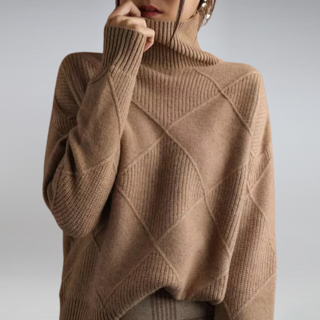 Selene - Cashmere Turtleneck Sweater
