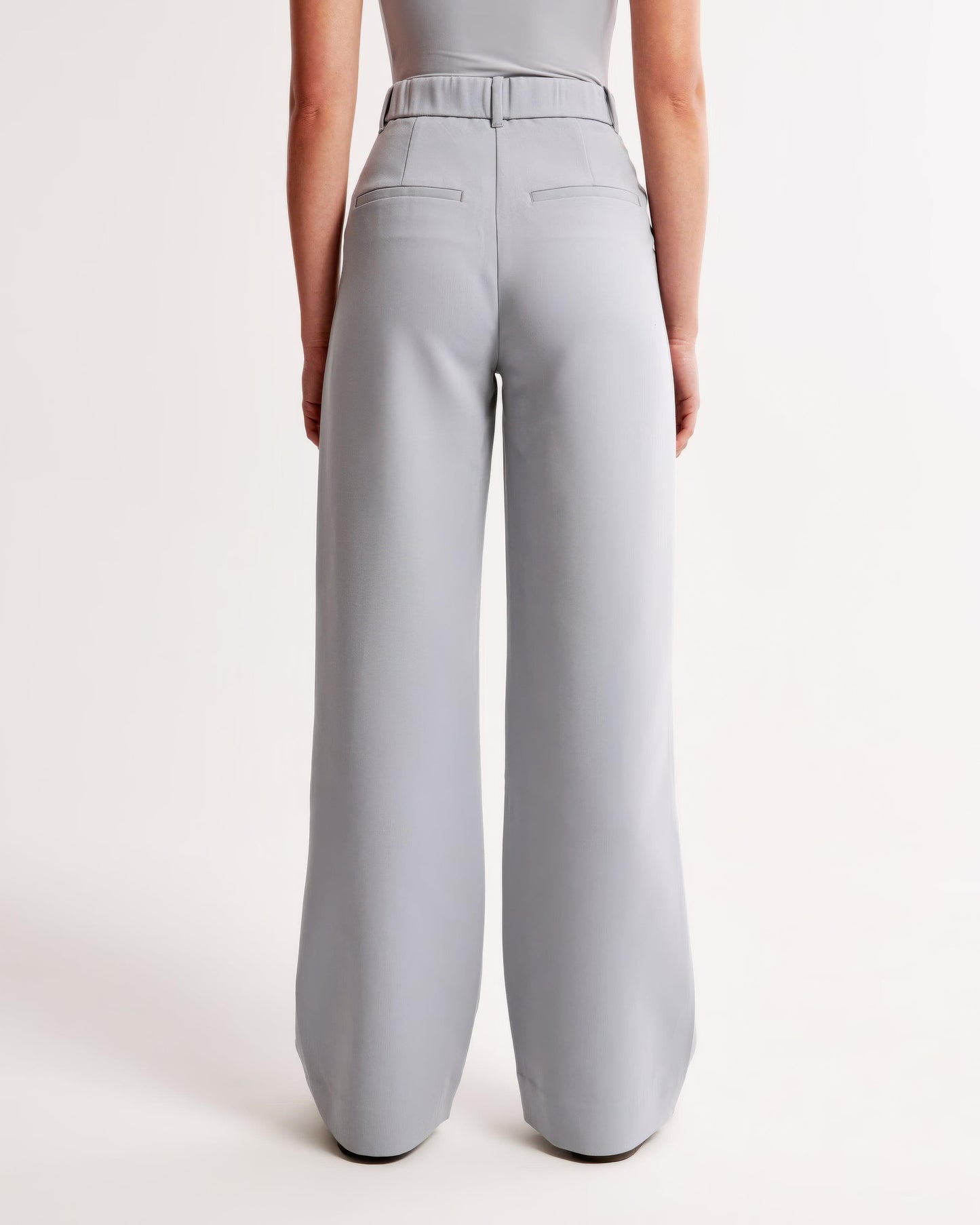 Zara | High Waist Pleated Leg Trousers with Tailored Fit