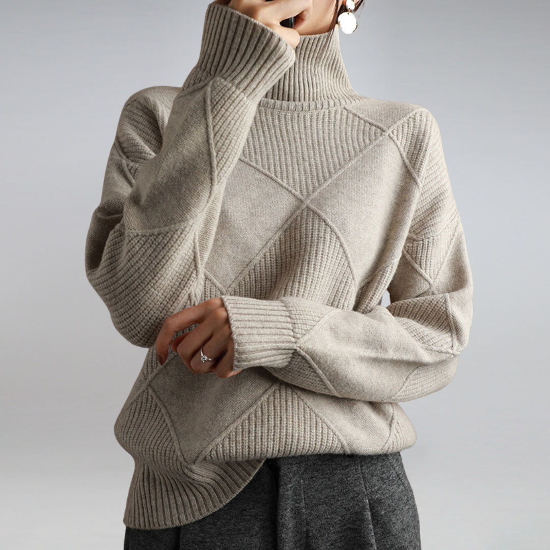 Selene - Cashmere Turtleneck Sweater
