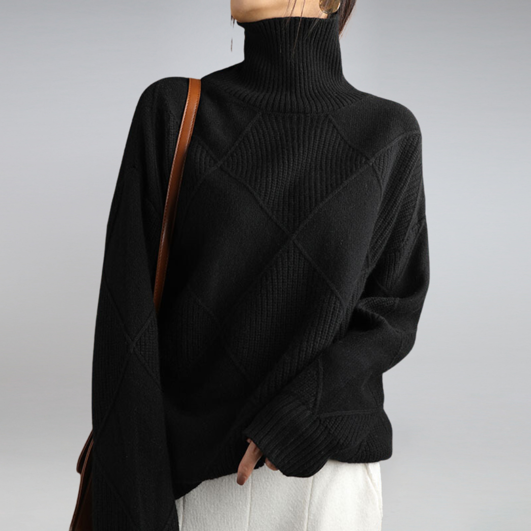 Selene - Cashmere Turtleneck Sweater