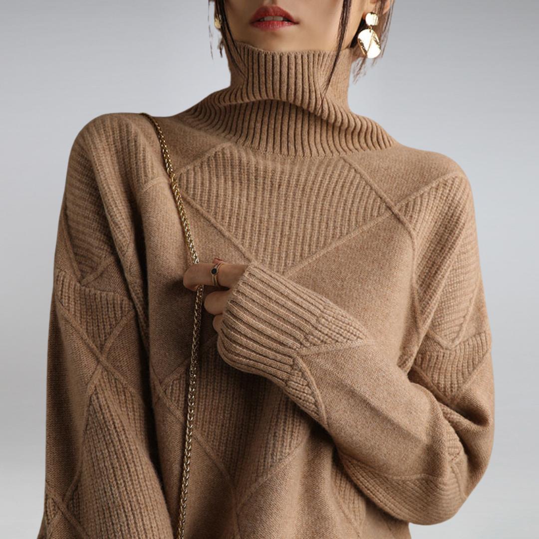 Selene - Cashmere Turtleneck Sweater