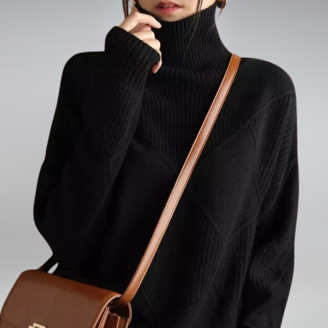 Selene - Cashmere Turtleneck Sweater