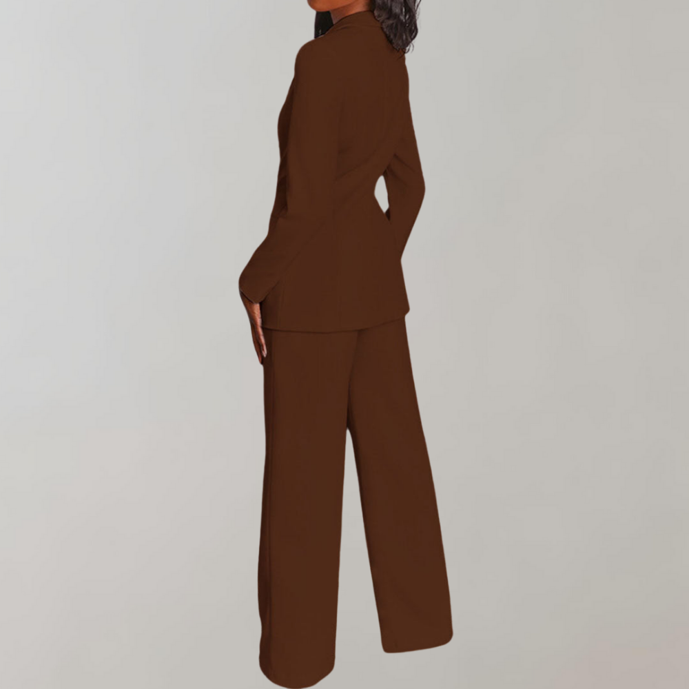 Mira - Chic Blazer and Trousers Combo