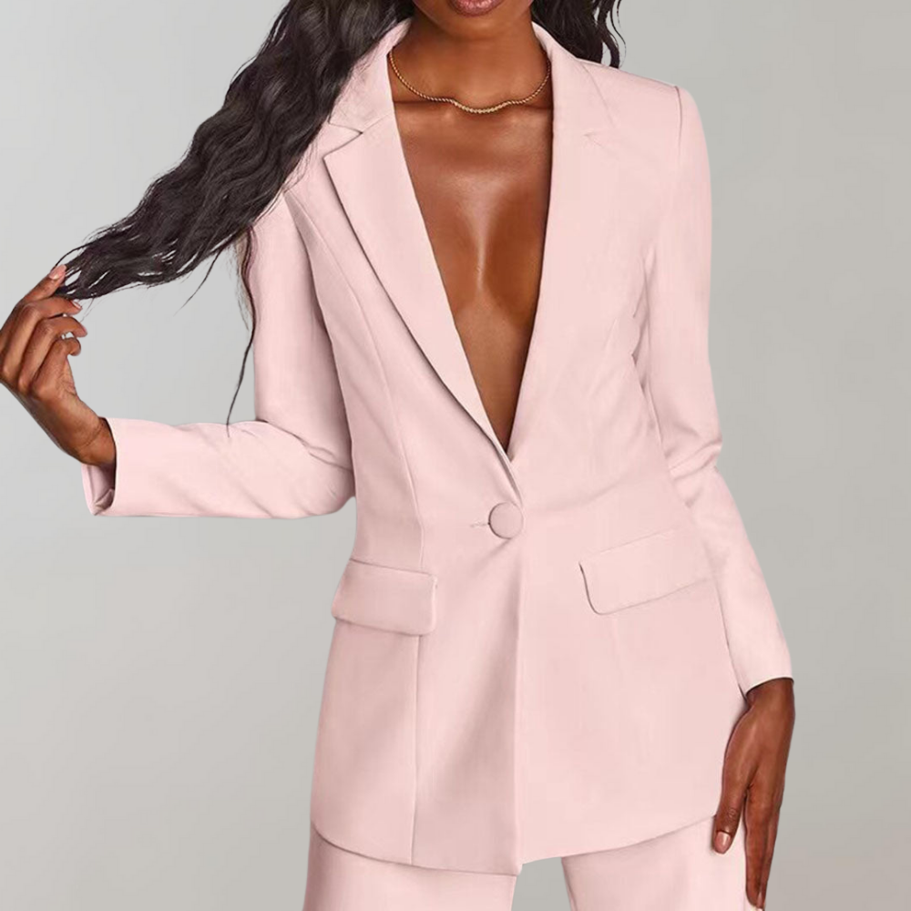 Mira - Chic Blazer and Trousers Combo