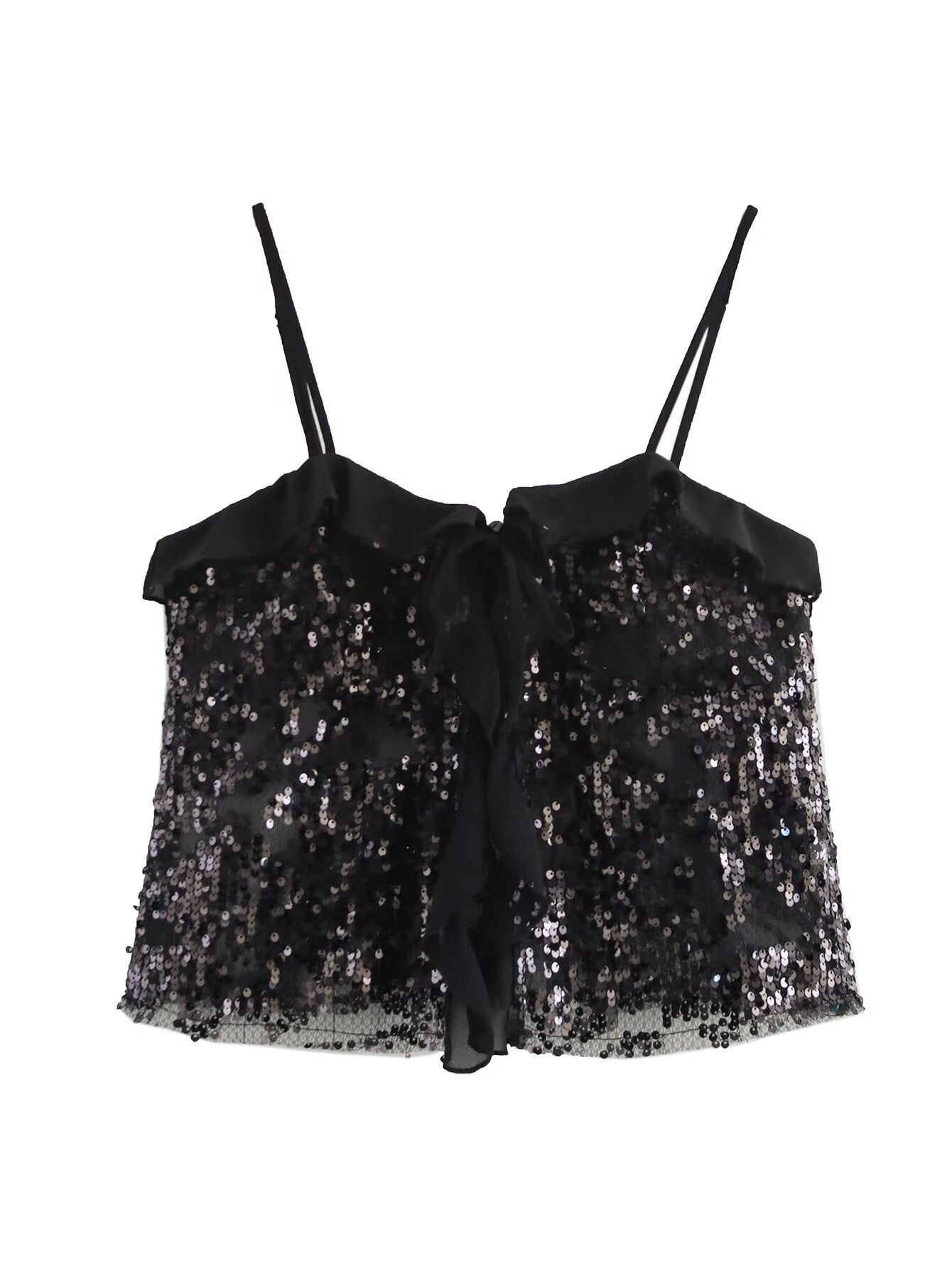 Carolyn | Dazzling Sequin Halter Top for Nights Out