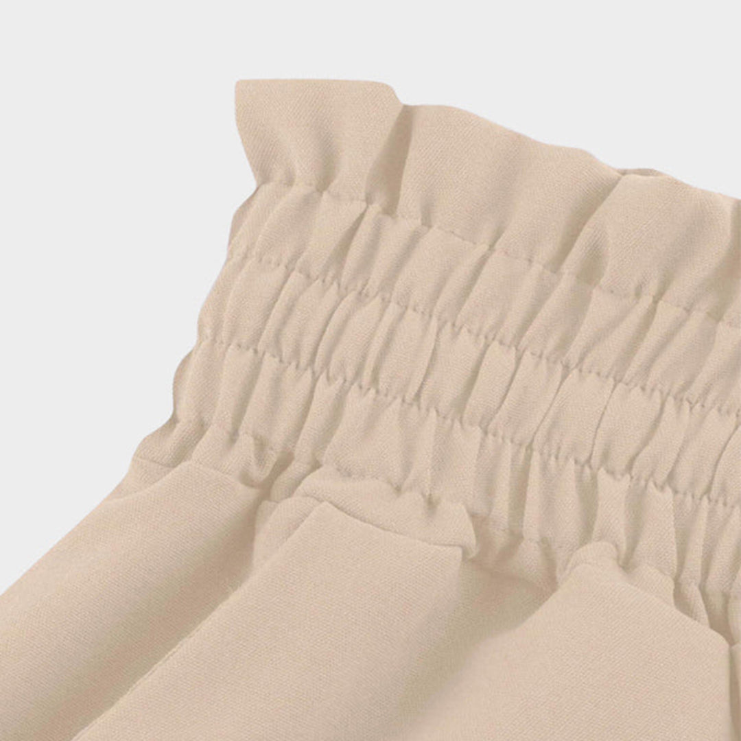 Gabriella | High Waist Elastic Pants with Drawstring