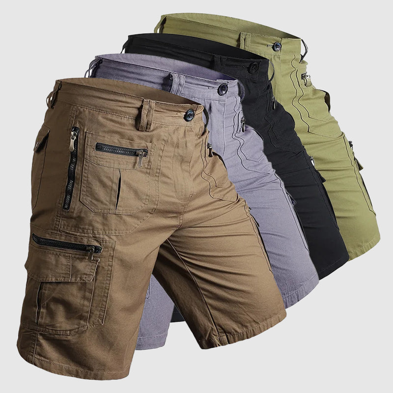 Micah | Durable Multi-Pocket Knee Length Cargo Shorts