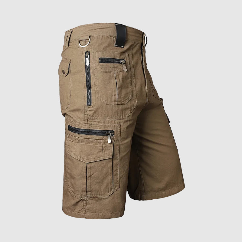 Micah | Durable Multi-Pocket Knee Length Cargo Shorts
