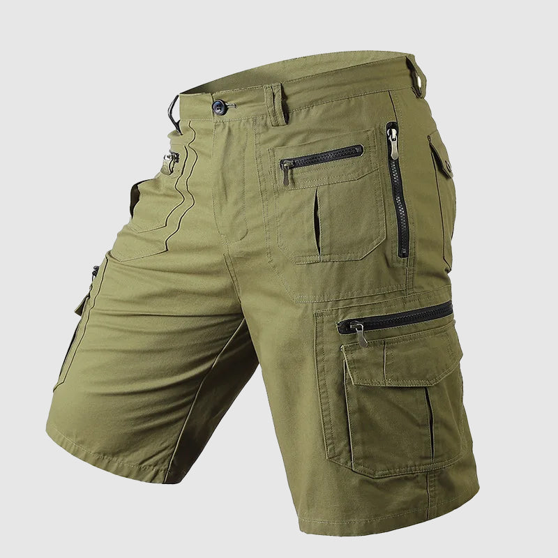 Micah | Durable Multi-Pocket Knee Length Cargo Shorts