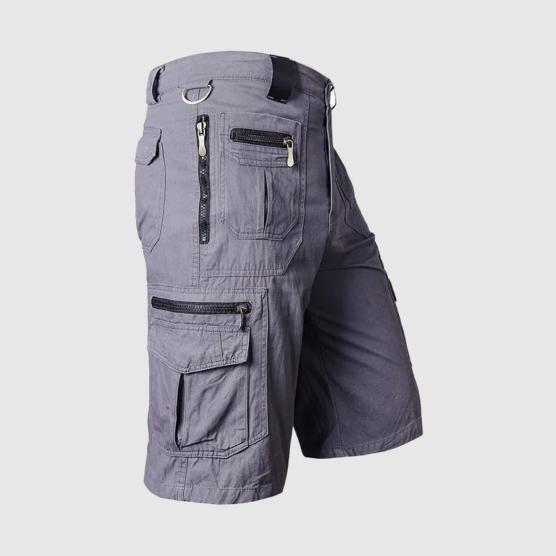 Micah | Durable Multi-Pocket Knee Length Cargo Shorts