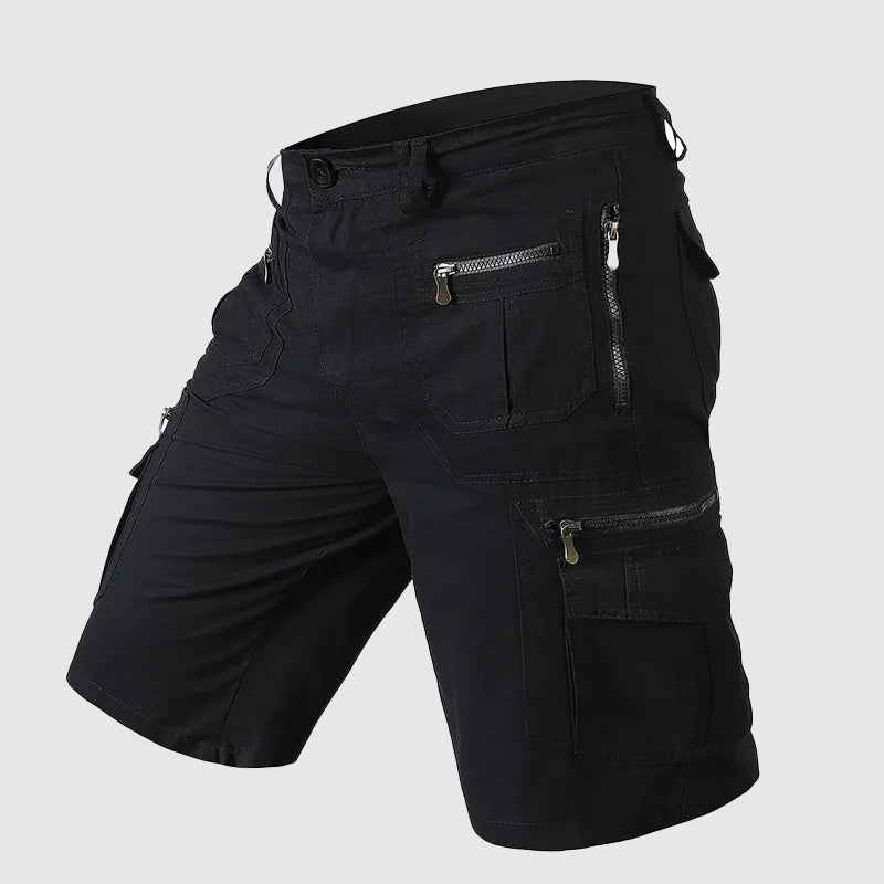 Micah | Durable Multi-Pocket Knee Length Cargo Shorts