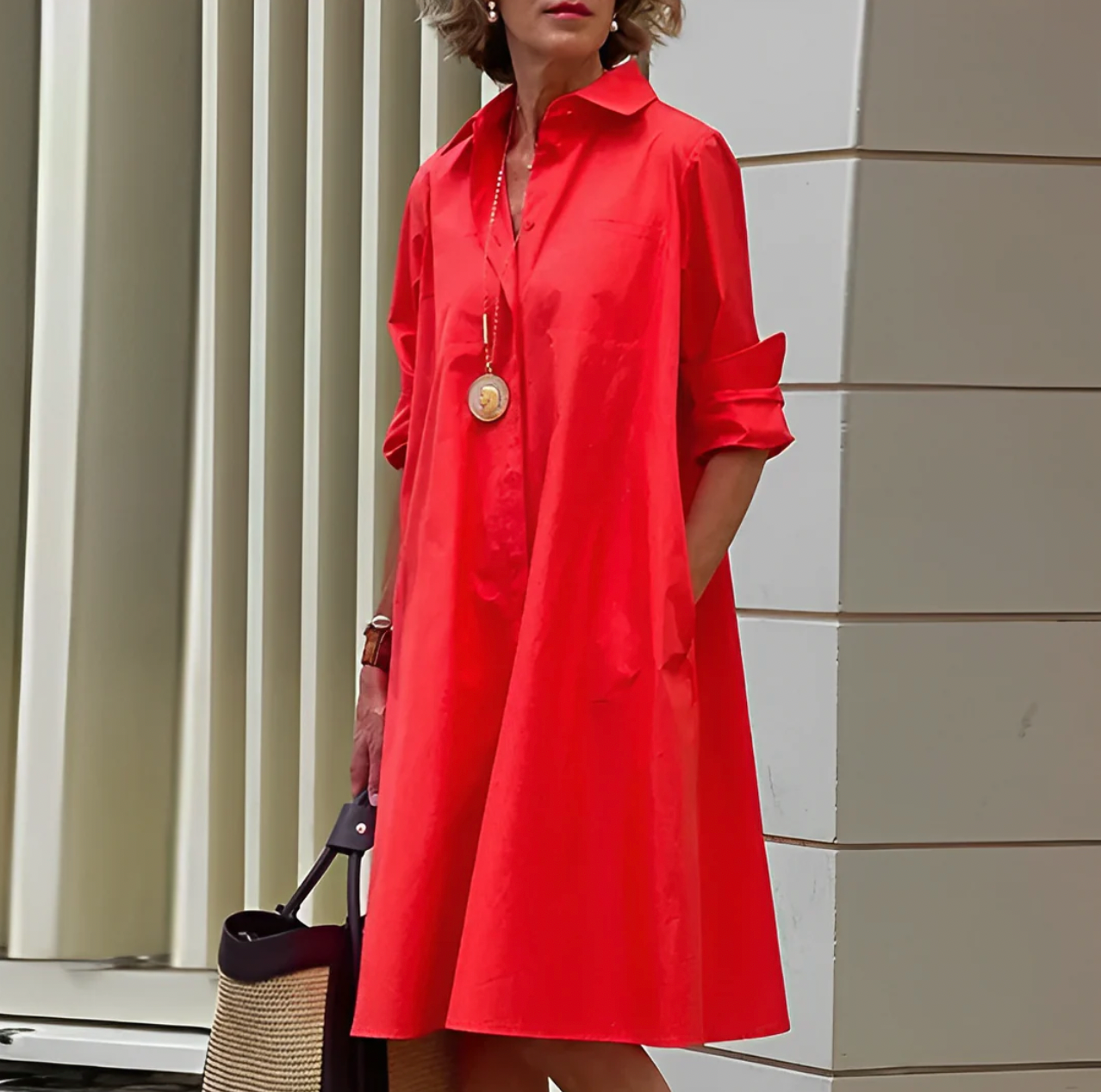 Shyla | Elegant Women’s Midi Dress for Summer