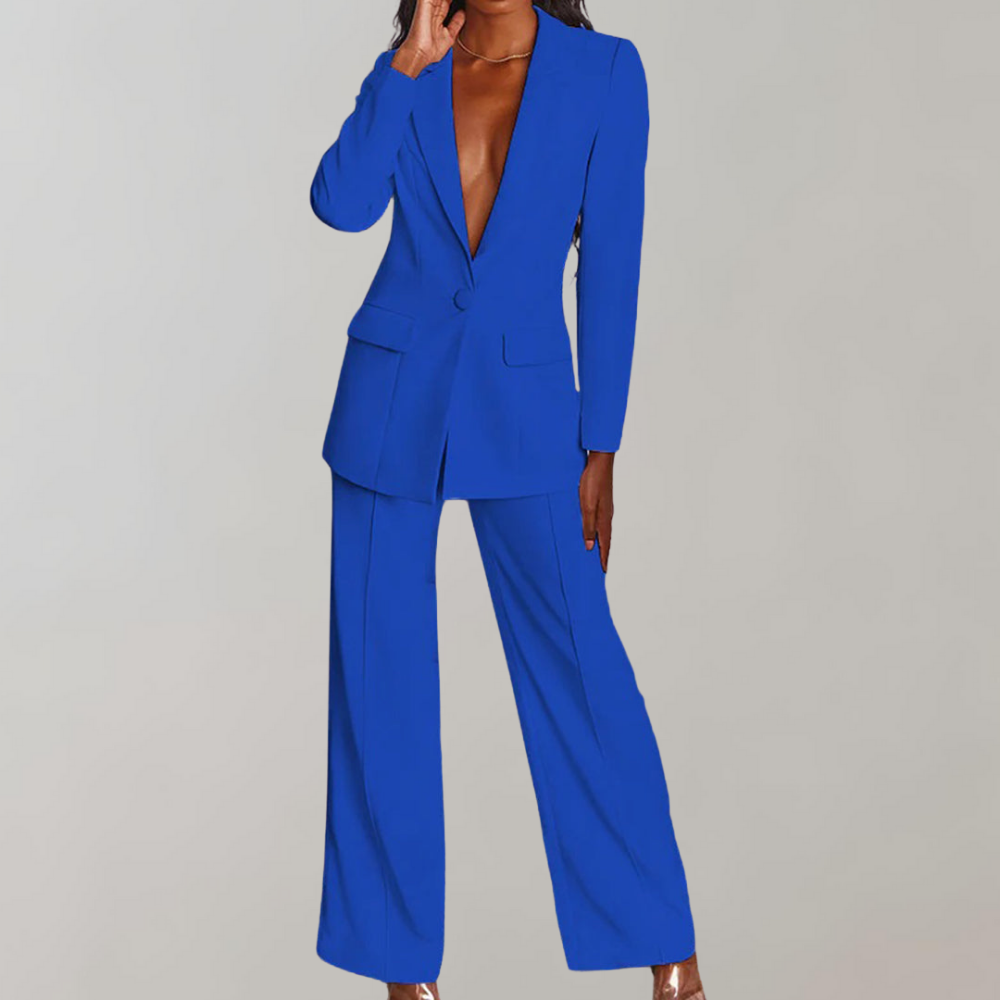 Mira - Chic Blazer and Trousers Combo