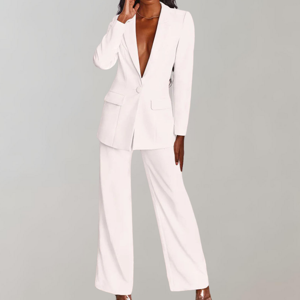 Mira - Chic Blazer and Trousers Combo