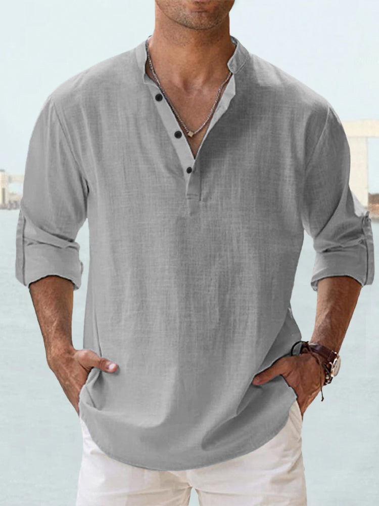 Clark | Casual Linen Shirt for Men – Relaxed Fit – Breathable and Stylish