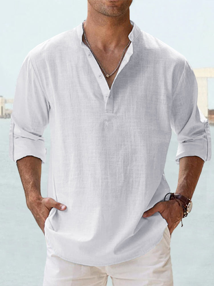 Clark | Casual Linen Shirt for Men – Relaxed Fit – Breathable and Stylish