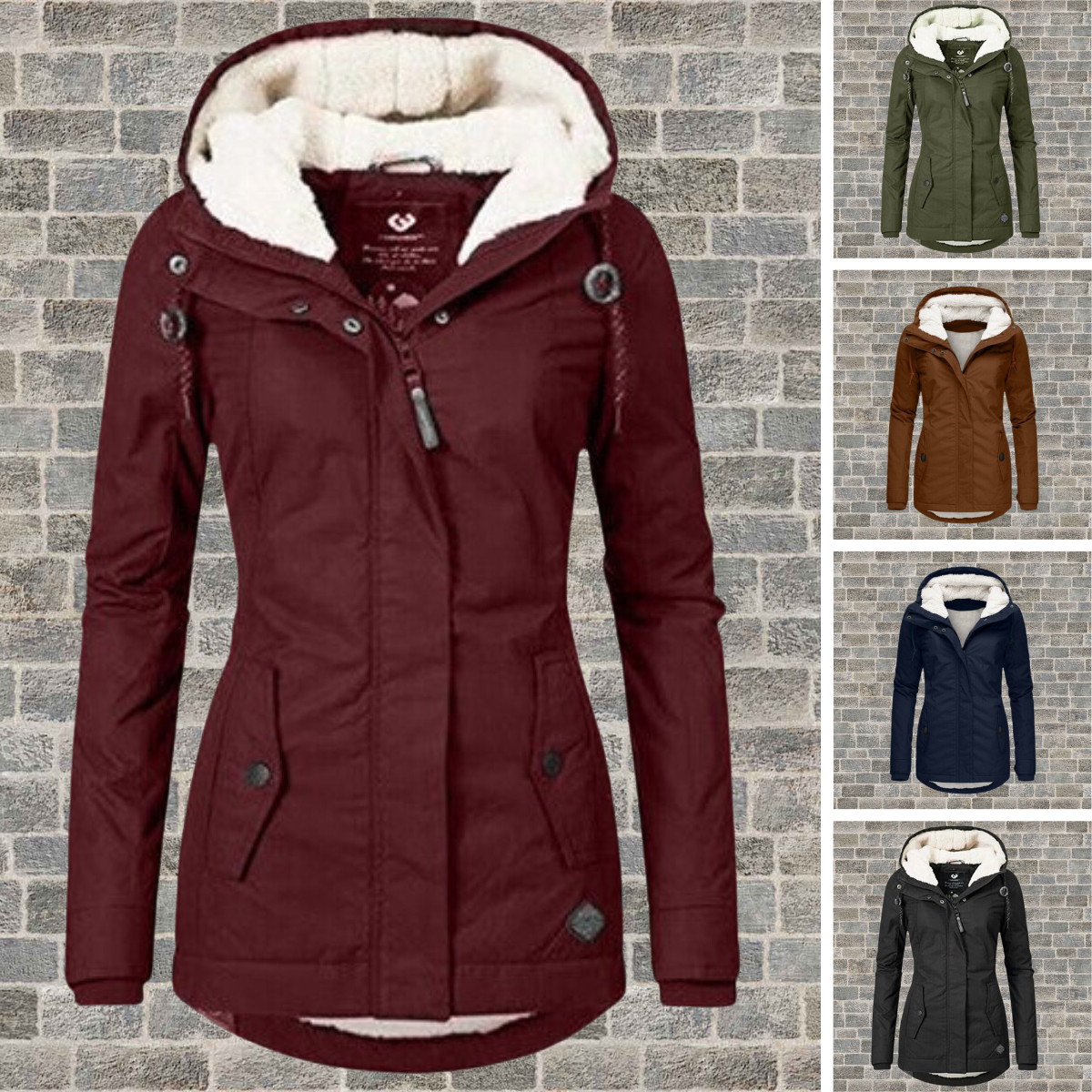 Fiora - Versatile Coat with Hood