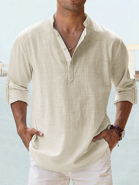 Clark | Casual Linen Shirt for Men – Relaxed Fit – Breathable and Stylish
