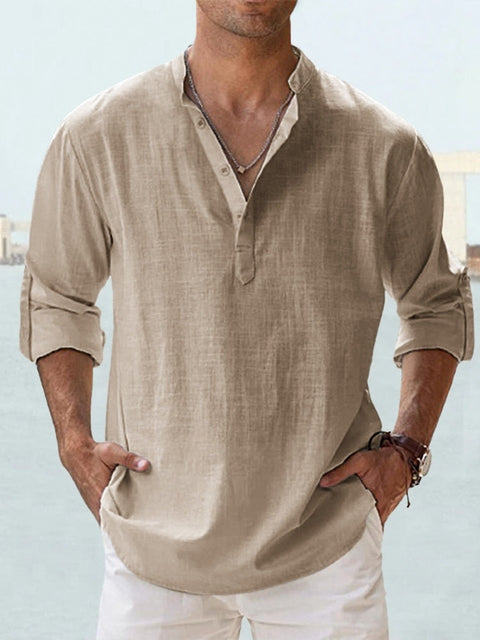 Clark | Casual Linen Shirt for Men – Relaxed Fit – Breathable and Stylish