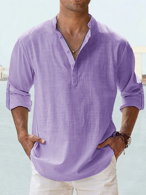 Clark | Casual Linen Shirt for Men – Relaxed Fit – Breathable and Stylish