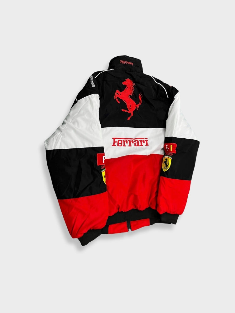 Mireille - Sporty Style Ferrari Racer Jacket