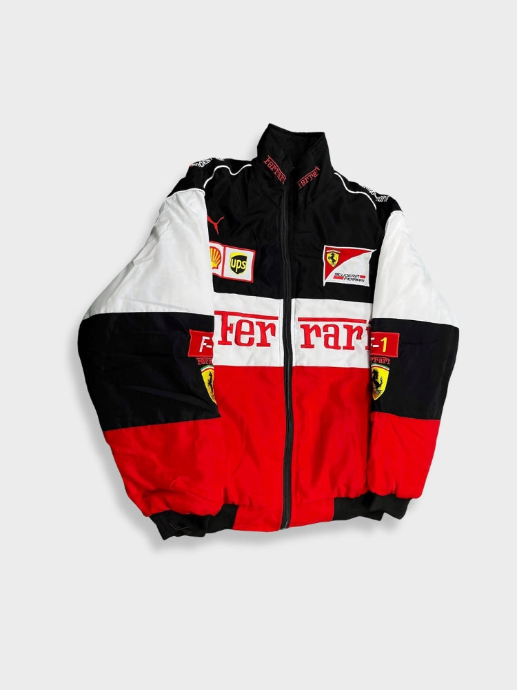 Mireille - Sporty Style Ferrari Racer Jacket