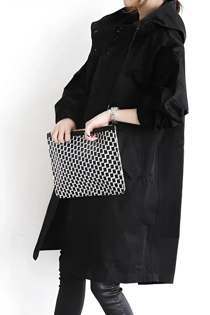 Seraphine - Stylish Oversized Women's Hooded Waterproof Raincoat
