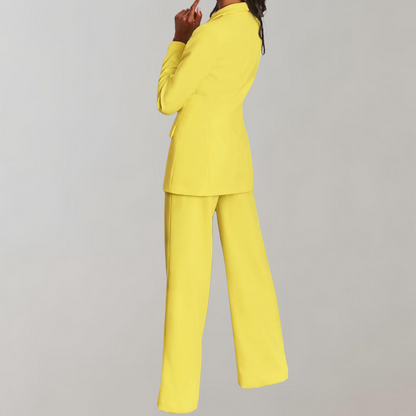 Mira - Chic Blazer and Trousers Combo