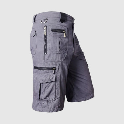 Micah | Durable Multi-Pocket Knee Length Cargo Shorts