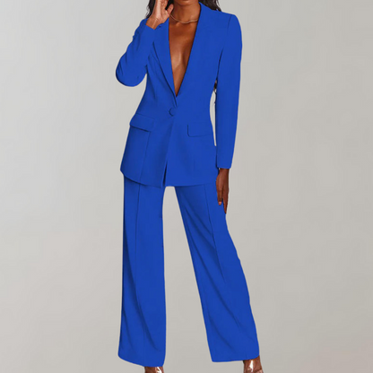 Mira - Chic Blazer and Trousers Combo