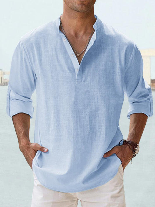 Clark | Casual Linen Shirt for Men – Relaxed Fit – Breathable and Stylish