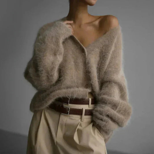 Evie - Soft Cashmere Cardigan