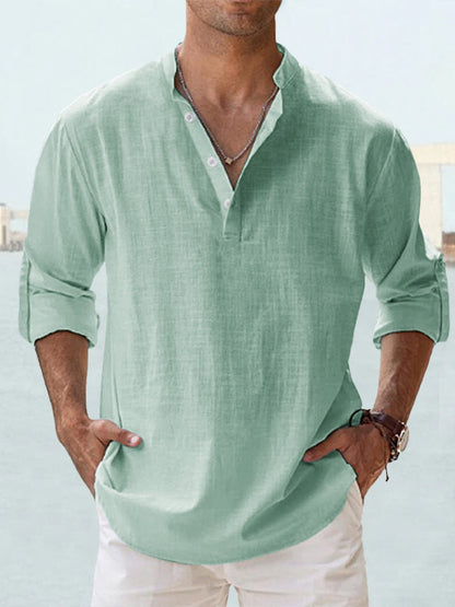 Clark | Casual Linen Shirt for Men – Relaxed Fit – Breathable and Stylish