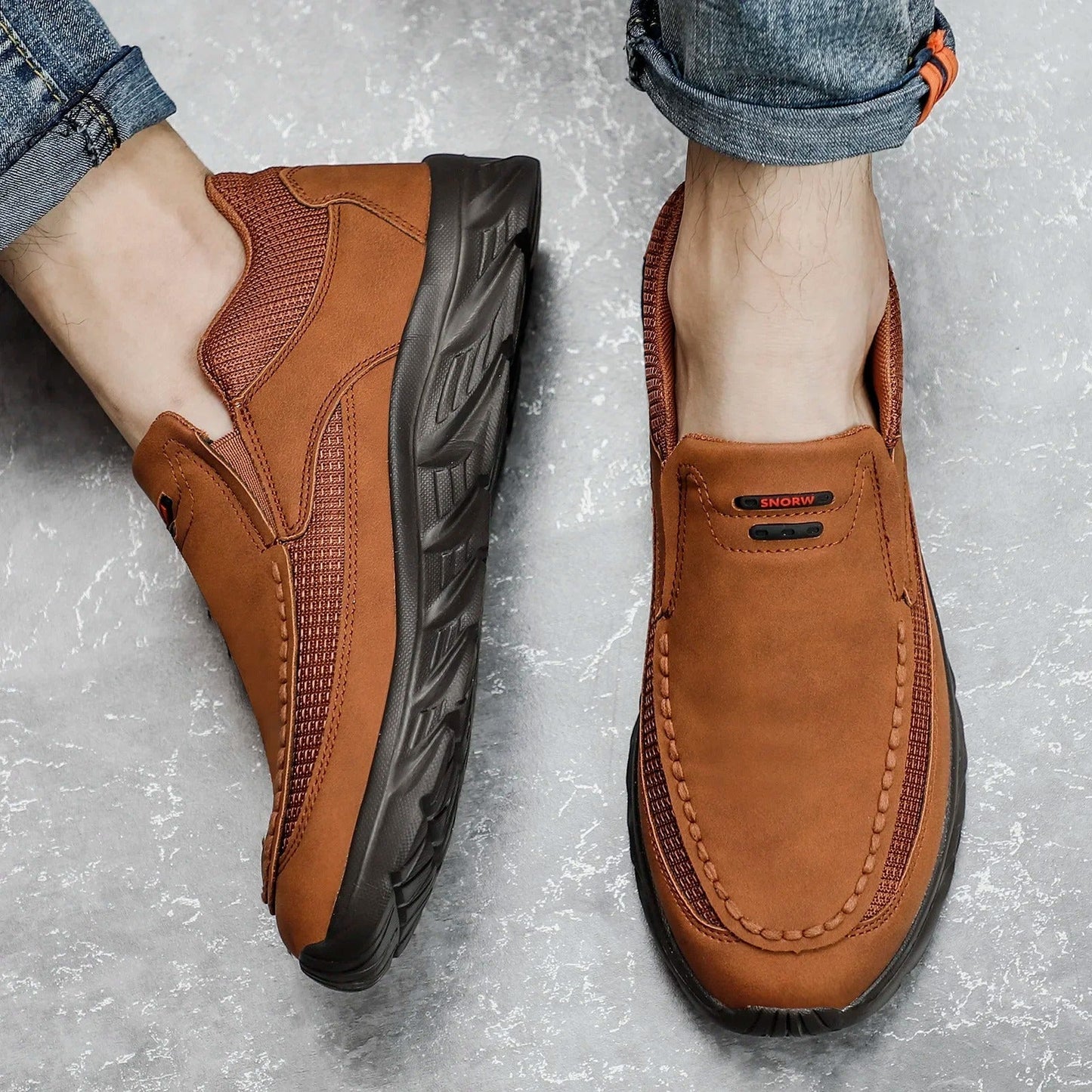Sebastian | Men's Casual Leather Loafers with Comfort