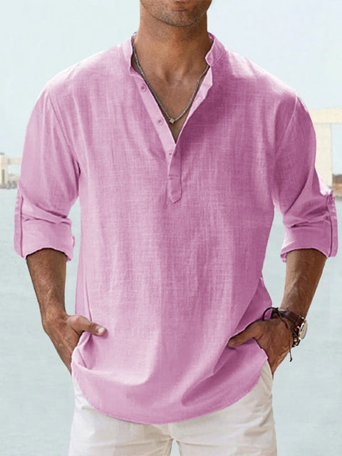 Clark | Casual Linen Shirt for Men – Relaxed Fit – Breathable and Stylish